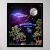 UFO-Poster Poster (Voorkant)