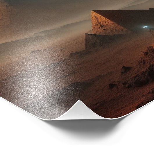 UFO Poster Sci Fi Wall Art Alien Poster (Hoek)