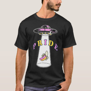 Ufo Pride Banana Lgbtq+ Parade Gay Queer Lesbian L T-shirt