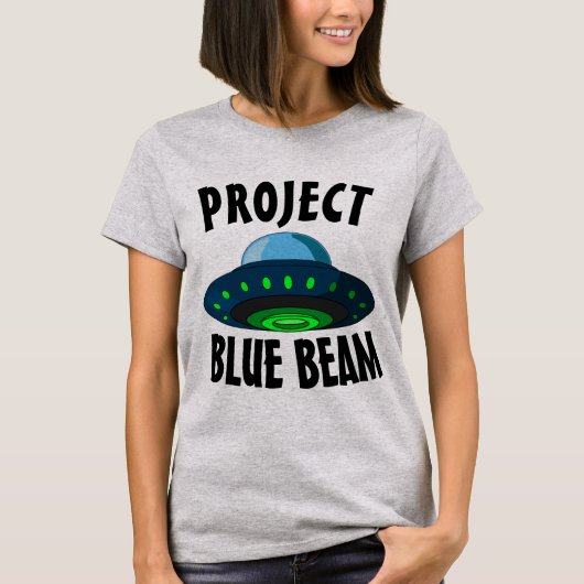 UFO-PROJECT BLAUW BEAM T-SHIRTS-T - SHIRTS (Voorkant)
