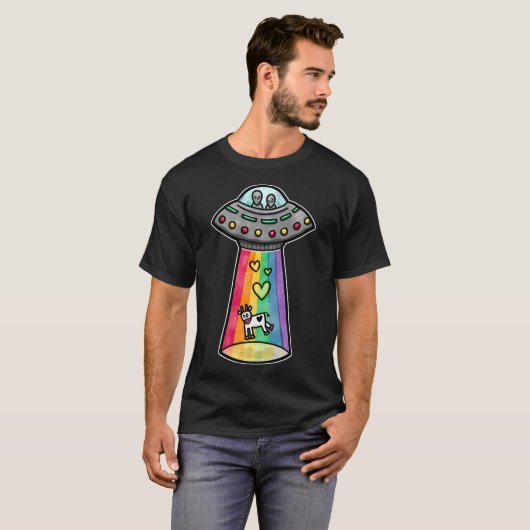 Ufo Rainbow T-shirt (Voorkant volledig)