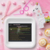 UFO-reeks: Aliens worden waargenomen Papieren Bordje (Feest)