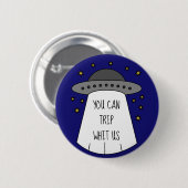 Ufo reis ronde button 5,7 cm (Voorkant /achterkant)