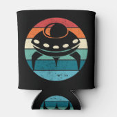 UFO Retro Sunset Blikjeskoeler (Achterkant)