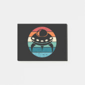 UFO Retro Sunset Post-it® Notes (Voorkant)