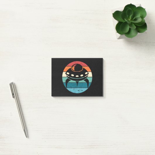 UFO Retro Sunset Post-it® Notes (Kantoor)