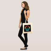 UFO Retro Sunset Tote Bag (Voorkant (model))