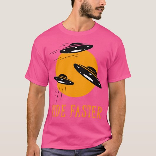 UFO - Rijd sneller T-shirt (Voorkant)