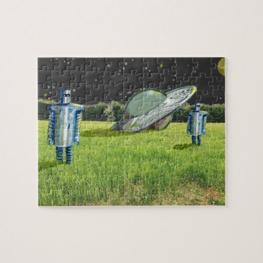 UFO ROBOTS CRASH door Jetpackcorps Legpuzzel (Horizontaal)