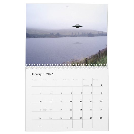 UFO-rooster 2014 Kalender (Jan 2027)