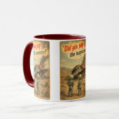 UFO Roswell 40-50s Mok (Voorkant links)