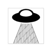 UFO RUBBERSTEMPEL (Afrduk)