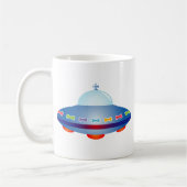 UFO Ruimteschip Koffiemok (Links)