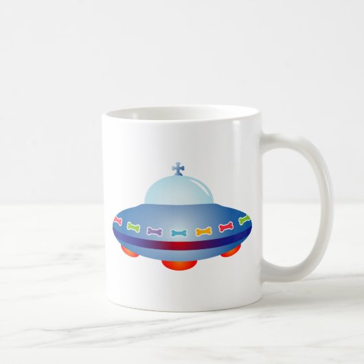 UFO Ruimteschip Koffiemok (Rechts)