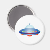 UFO Ruimteschip Magneet (Voorkant / Achterkant)