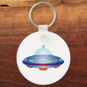 UFO-ruimteschip Sleutelhanger (Voorkant)