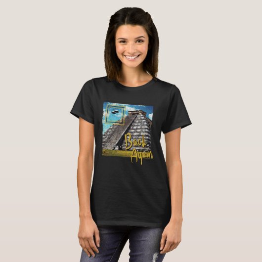 Ufo Ruinen Ancient Visitor Alien T-shirt (Voorkant volledig)