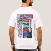 UFO’S GAAN NIET OP SCHEPEN. Basic donker T-shirt (Achterkant)