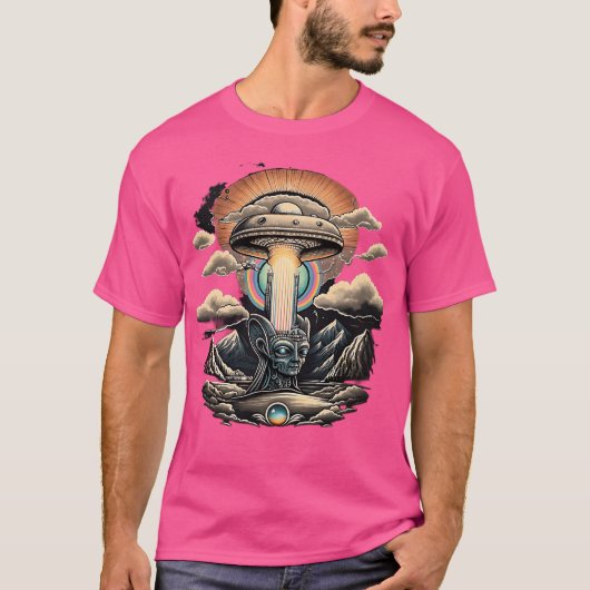 UFO’s zijn groovy T-shirt (Voorkant)