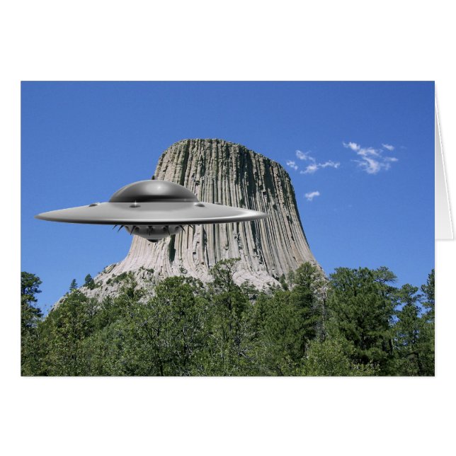 UFO Salamander in Devils Tower (Voorkant Horizontaal)