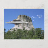 UFO Salamander in Devils Tower Briefkaart (Voorkant)