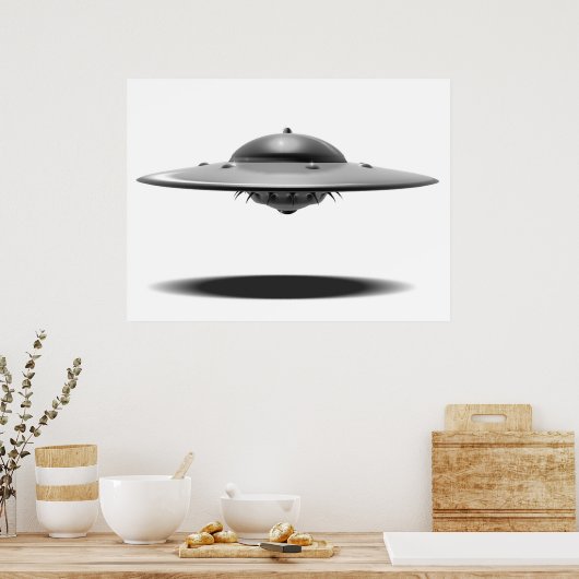 UFO Salamander Poster (Keuken)