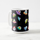 UFO-SCHEPEN PATROON KOFFIEMOK (Voorkant links)
