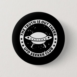 UFO Seeker Club Ronde Button 5,7 Cm