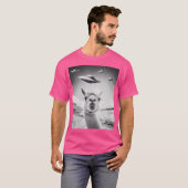 Ufo Selfie Llama T-shirt (Voorkant volledig)