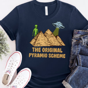 UFO-Shirt, Alien-Shirt, Egypte-T-shirt, oude buite T-shirt
