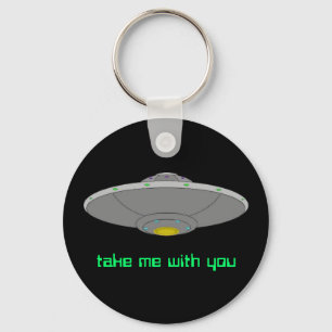 UFO-sleutelhanger - neem me mee met je mee Sleutelhanger