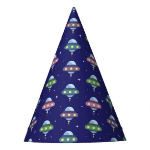 UFO Space verjaardagsfeestje Feesthoedjes