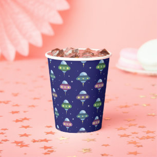 UFO Space verjaardagsfeestje Papieren Bekers