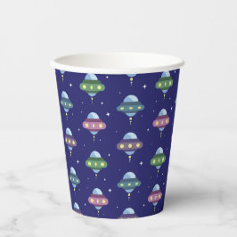 UFO Space verjaardagsfeestje Papieren Bekers