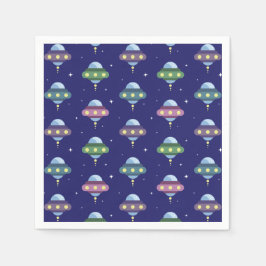 UFO Space verjaardagsfeestje Servet