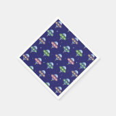 UFO Space verjaardagsfeestje Servet (Hoek)