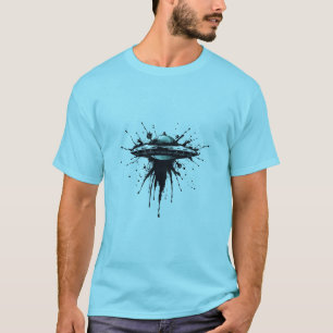Ufo splash art. t-shirt