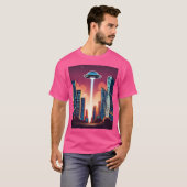 UFO-stad T-shirt (Voorkant volledig)
