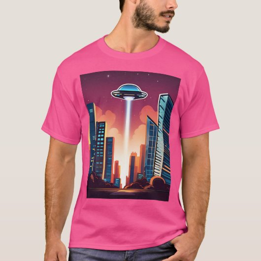 UFO-stad T-shirt (Voorkant)