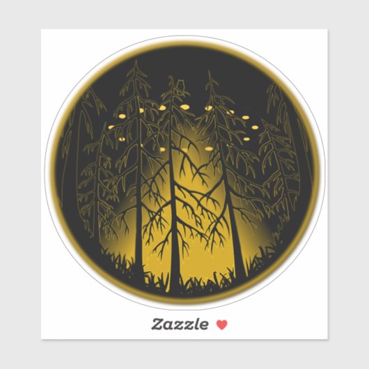 UFO-Stickers voor UFO met open Stickers (Vel)