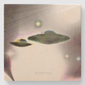 UFO Streaks van lichtsteen Onderzetter (Voorkant)