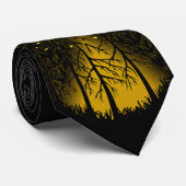 UFO-Stropdas Alien Spaceship Neckties Flying Sauce Stropdas (Opgerold)