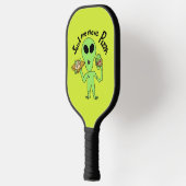 UFO- Stuur me pizza cartoon Pickleball Paddle (Links)
