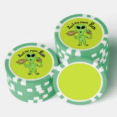 UFO- Stuur me pizza cartoon Poker Chips (Opstapeling)