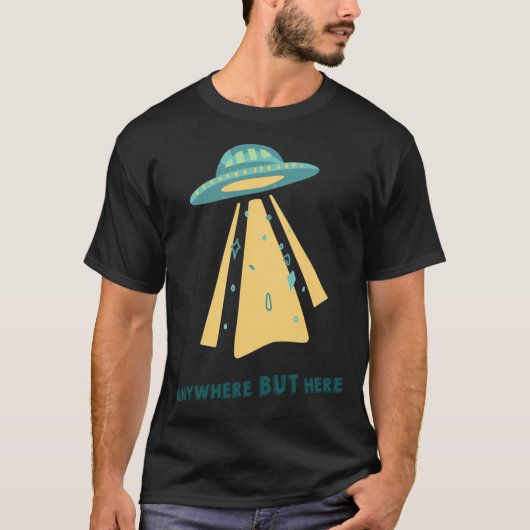 Ufo-T-shirt T-shirt (Voorkant)