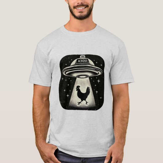 UFO Taxi over T-shirt (Voorkant)