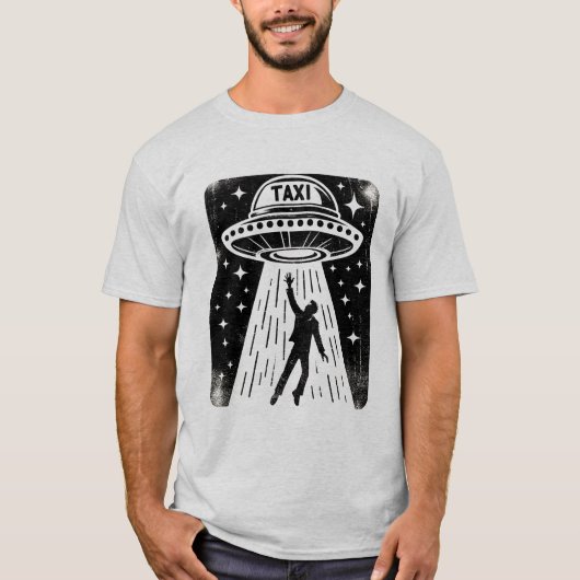 UFO Taxi T-Shirt (Voorkant)