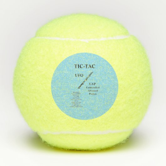 UFO TENNISBALLEN (Voorkant)