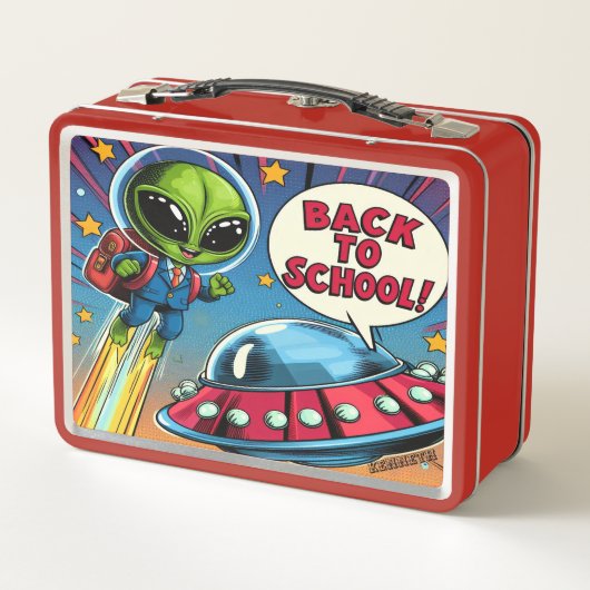 UFO terug naar school (Achterkant)