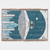 Ufo Throw Blanket Deken (Voorkant)